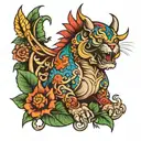 testosterone 261 tattoo design idea