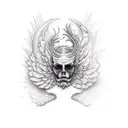 Icarus tattoo design idea