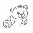 gummy bear tattoo design idea