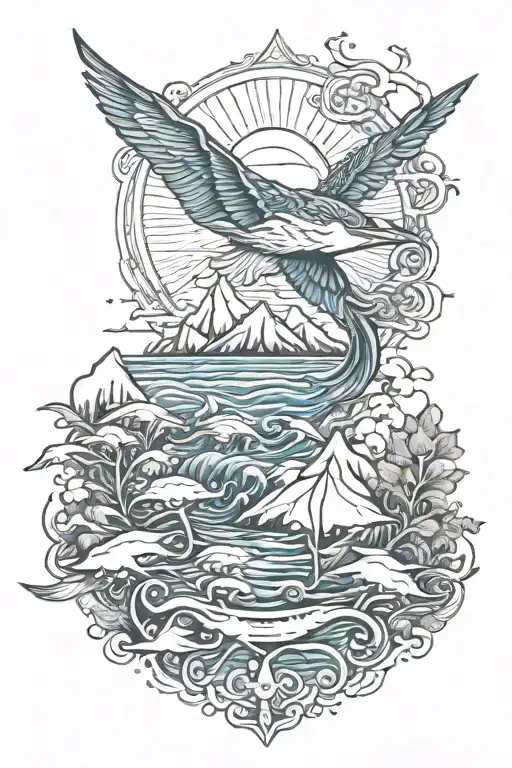 pacific north west  tattoo design idea