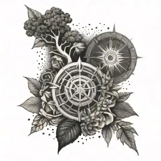 war, peace, hardship, growth, challenges  tattoo design idea