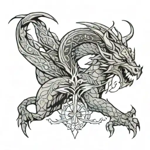 dragon age representation tattoo design idea