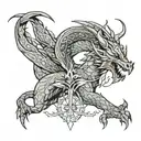 dragon age representation tattoo design idea