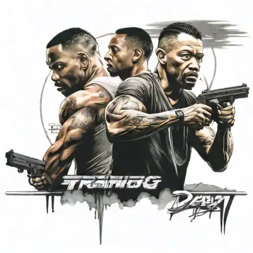 training day movie scene tattoo design idea