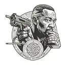 training day movie scene tattoo design idea