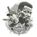 training day movie scene tattoo design idea
