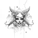 siren tattoo design idea
