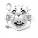 Tom and Jerry  tattoo design idea