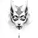 diosa hecate tattoo design idea