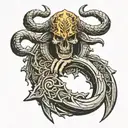 elden ring logo tattoo design idea