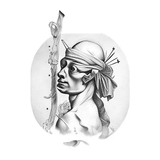 caravaggio San Jeronimo Penitente,  tattoo design idea