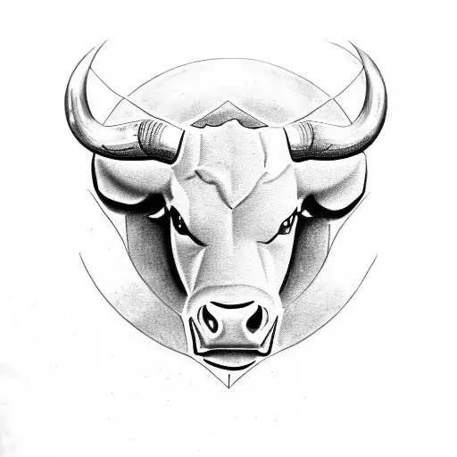 peterbilt logo with bull horns tattoo design idea