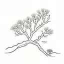 joshua tree tattoo design idea