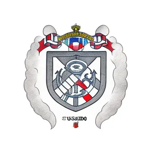 escudo atletico de madrid tattoo design idea