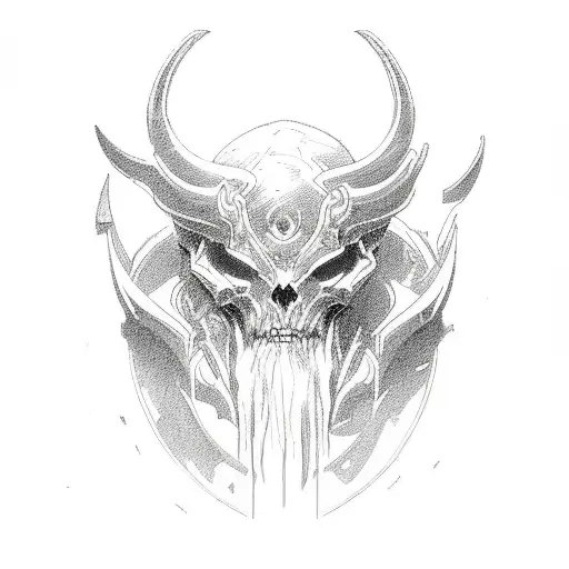 Diablo Tristram Deckard Cain tattoo design idea