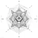 leo constellation  tattoo design idea