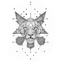 leo constellation  tattoo design idea