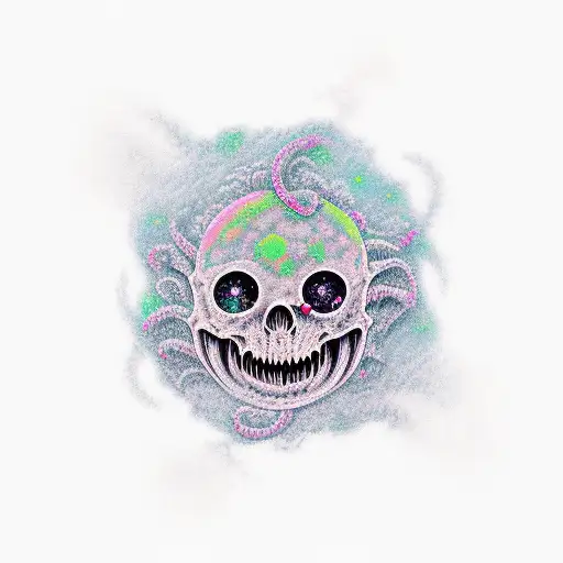 cosmic horror tattoo design idea