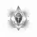 quantum physics tattoo design idea