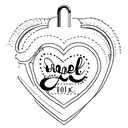 A heart-shaped lock with the names of the client's children as keys tattoo design idea
