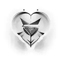 eternal love tattoo design idea