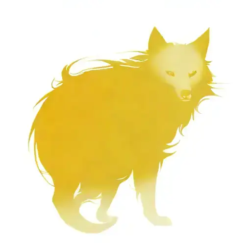 wolf demon and cat tattoo design idea