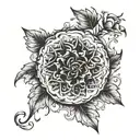 depression alone tattoo design idea