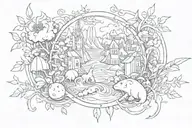 If I'm lucky enough I will go through hard things and it will make me gentle to the ways of the world tattoo design idea