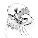 Odin's ravens Huginn and Muninn tattoo design idea