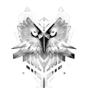 Odin's ravens Huginn and Muninn tattoo design idea