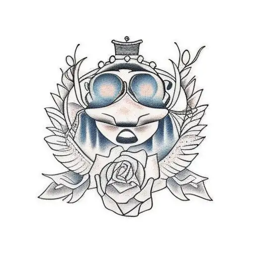 hunting tattoo that shows my peace when outside tattoo design idea