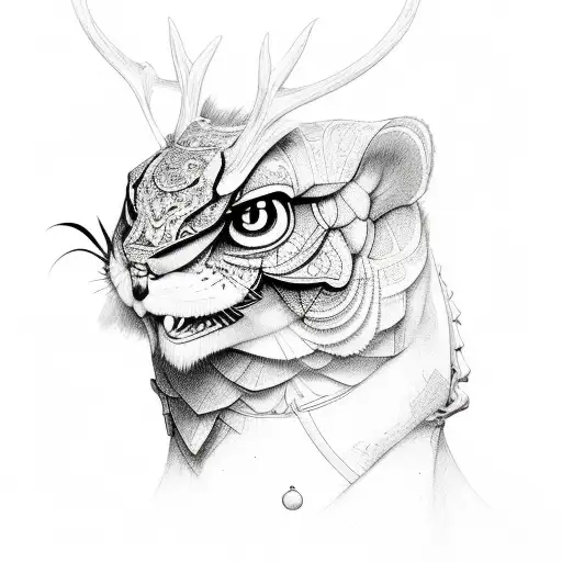 hunting tattoo design idea