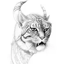 hunting tattoo design idea