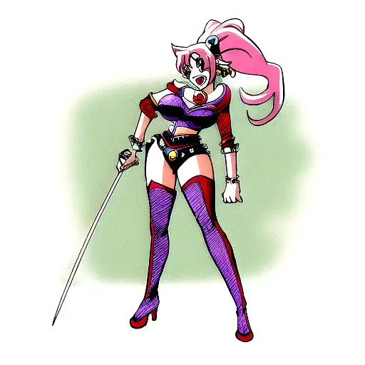 harley queen tattoo design idea