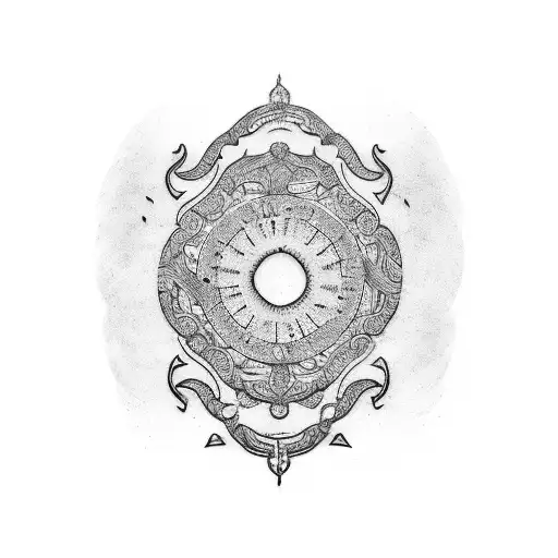 A tattoo design that incorporates the word 'NAKUMA' in elegant Chinese calligraphy tattoo design idea