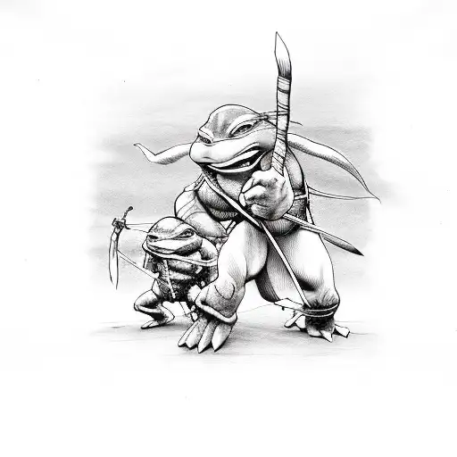 Teenage Mutant Ninja Turtles tattoo design idea