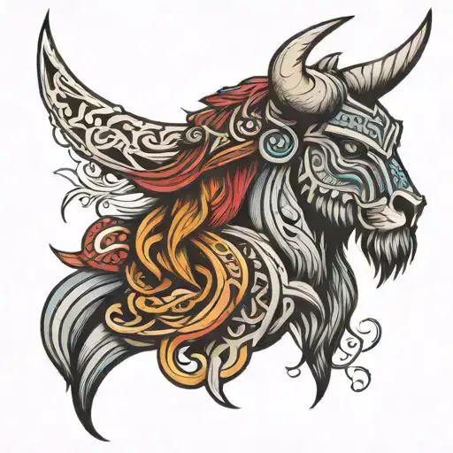 viking tattoo design idea