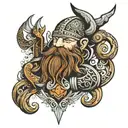 viking tattoo design idea