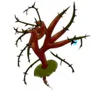 Venus's flytrap stems and thorns forearm tattoo design idea