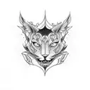 Morgana tattoo design idea