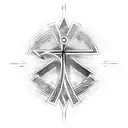 Ankh cross tattoo design idea