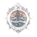 Lyric tatto above bend in inner arm. waiting for the great leap forwards tattoo design idea