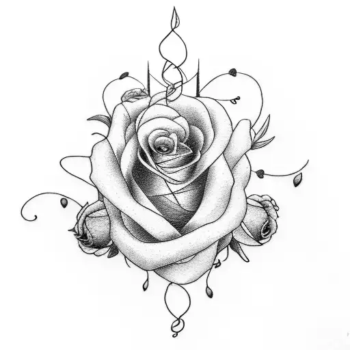 BIRTHDAY FLOWERS AND BIRTHDAY YEARS. TATTOO FOR GRANDPARENTS. SEPTEMBER 5 1953 AND JANUARY 13 1958  tattoo design idea