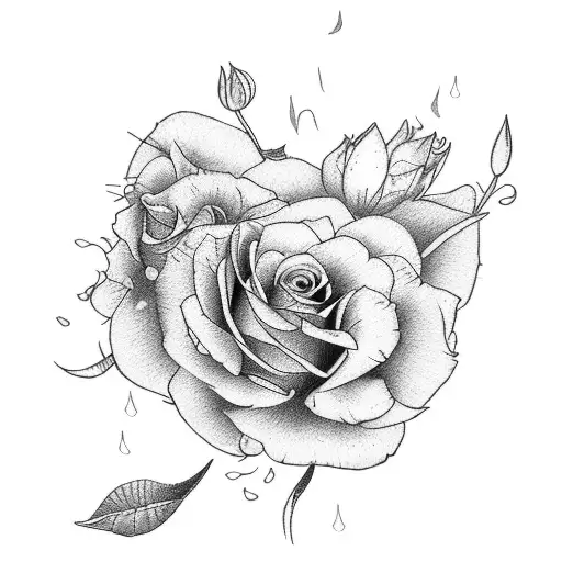 BIRTHDAY FLOWERS AND BIRTHDAY YEARS. TATTOO FOR GRANDPARENTS. SEPTEMBER 5 1953  JANUARY 13 1958  tattoo design idea