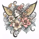 Priscilla tattoo design idea