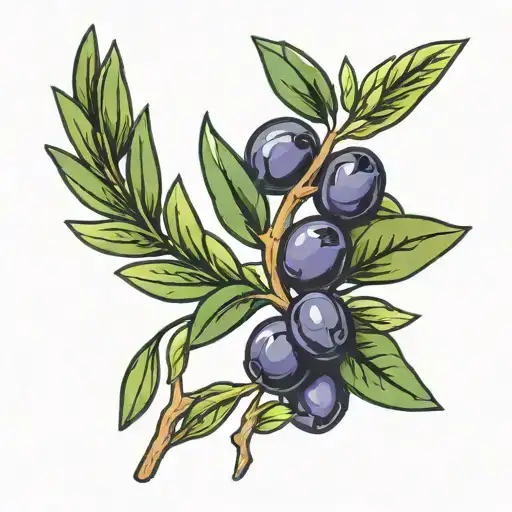 Olive branch wreath  tattoo design idea