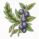 Olive branch wreath  tattoo design idea