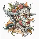 Filler tattoo design idea