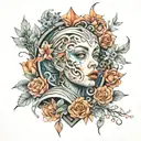 Filler tattoo design idea