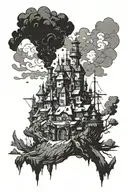 Howl's Moving Castle tattoo design idea